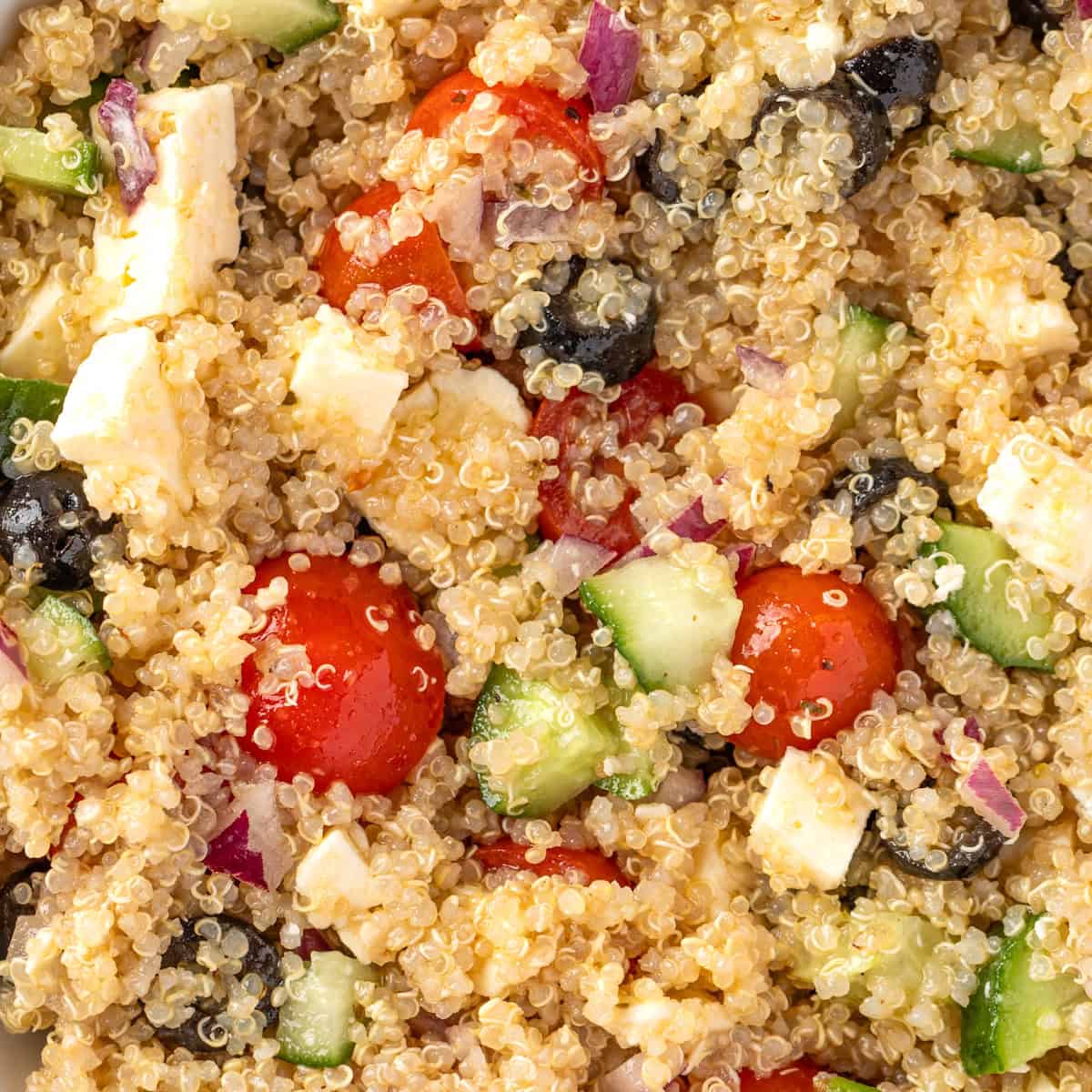 Greek Quinoa Salad - Let Us Munch Lettuce